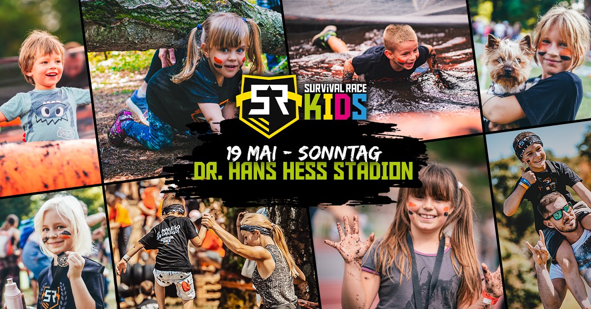 Survival Race KIDS in Berlin Ticket 19.05.2024 Hindernislauf für Kinder